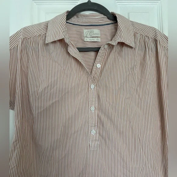 Jcrew Quarter Button down Relaxed Top - Picture 3 of 8